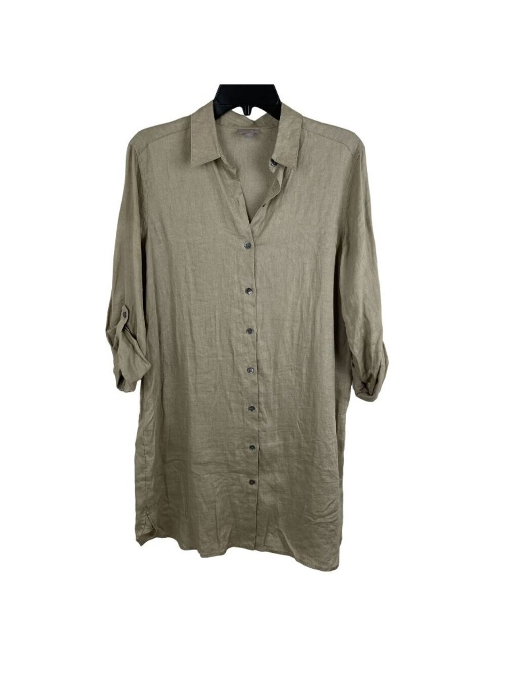 J.Jill‎ Women Button Down Long Sleeve Linen Top Tunic Size XS